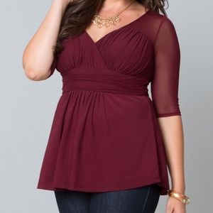 Kiyonna Wine Red Top